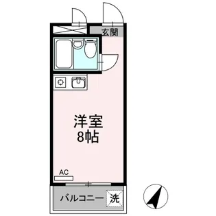 パーム南福岡【3階】の間取り