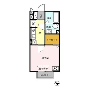 メゾン エスポアール【1階】の間取り