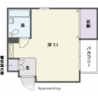 エスポワール大濠公園【5階】の間取り