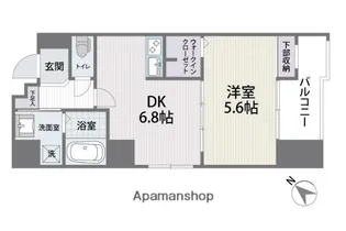 アブニール舞鶴Ⅱ【8階】の間取り