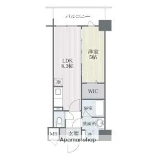 福岡県福岡市博多区美野島3丁目【マンション】の間取り