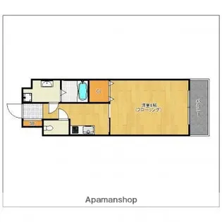 CAVANA天神【14階】の間取り