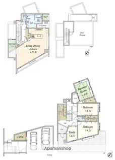 福岡県福岡市南区高宮4丁目【一戸建】の間取り
