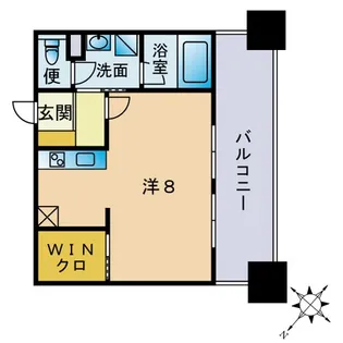 ビエラコート博多駅前【5階】の間取り