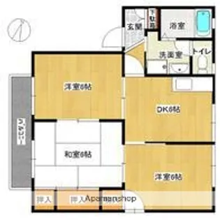 クレールヒルズ【1階】の間取り