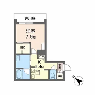 メゾン パルク 清水【1階】の間取り
