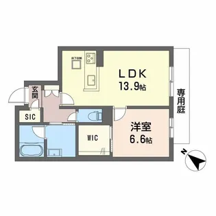 メゾン パルク 清水【1階】の間取り