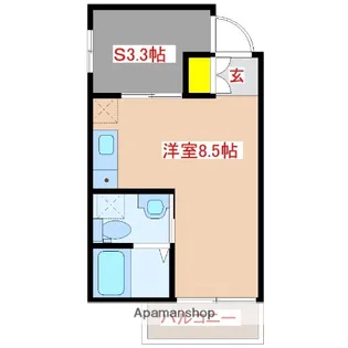 ガレット南福岡【5階】の間取り