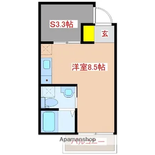 ガレット南福岡【3階】の間取り