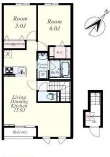 プルニエール博多【2階】の間取り