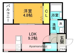 福岡県福岡市南区横手南町【アパート】の間取り