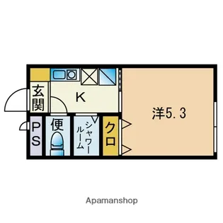 パークビュー博多【1階】の間取り