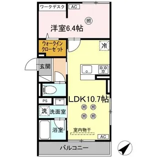 D-Residence光丘町B棟 B棟【3階】の間取り