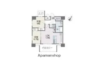 MODERN PALAZZO博多デュオグランデWEST【8階】の間取り