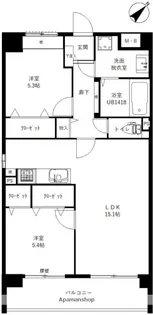 ソルカーサ【6階】の間取り