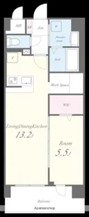 リヴェルナ平尾【4階】の間取り