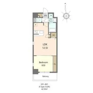 S-RESIDENCE大濠公園achieve【4階】の間取り