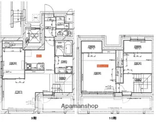 MODERN EIGHT 高宮LIETO【9階】の間取り