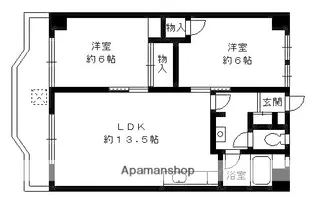 第1横尾ビル【1階】の間取り
