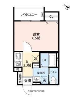 ROBOT HOME井尻Ⅲ【3階】の間取り