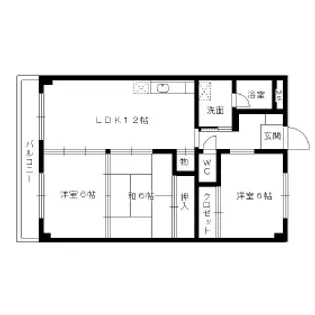 シャトールグラン【6階】の間取り