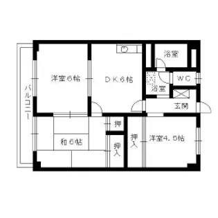 第一大野ビル【5階】の間取り