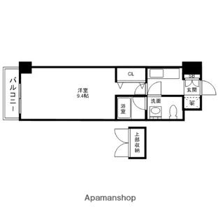 クリエート大楠【7階】の間取り