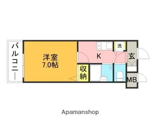 インヘリッツ田原【7階】の間取り