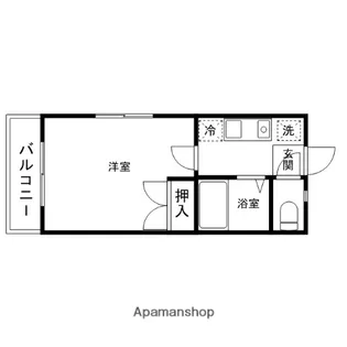 フラット大楠【2階】の間取り