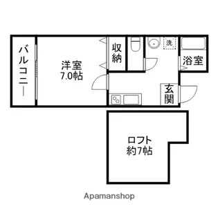 イル・グラッツィア高宮南Ⅰ【2階】の間取り