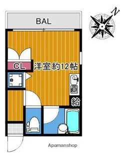 ジュネス麦野【4階】の間取り