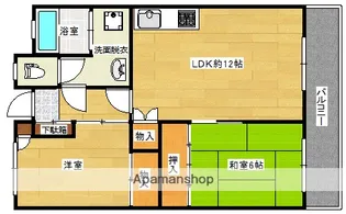 福岡県福岡市南区向野1丁目【マンション】の間取り