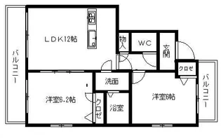 エレガンシア【3階】の間取り