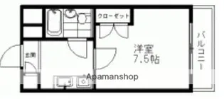 インプレザ竹下駅前Ⅰ【8階】の間取り