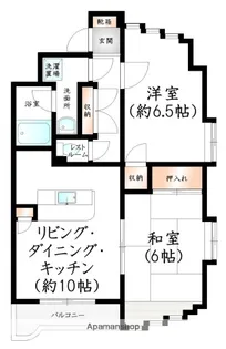 第45メイグレイス春日【2階】の間取り
