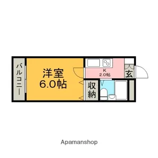 アーバンパレス南福岡【2階】の間取り