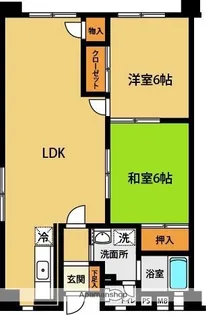 サンコーポタカキ【1階】の間取り