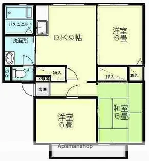 サンビレッジももた【2階】の間取り