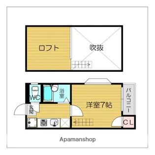 ブレッシング井尻【1階】の間取り