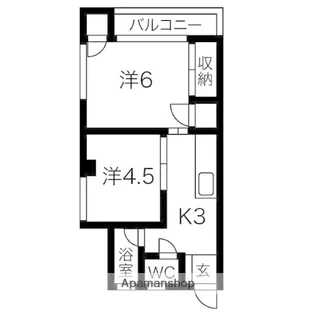 白川ビル【3階】の間取り