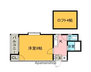サンライズガーデンⅠ【1階】の間取り