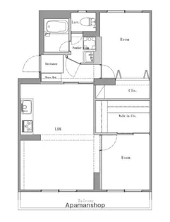 ミネルヴァ日佐【4階】の間取り
