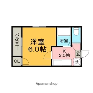 コーポひまわり【2階】の間取り