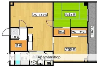 井上ビル【3階】の間取り
