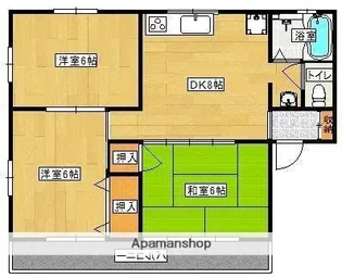 マイホーム佐伯【2階】の間取り