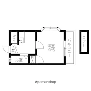ホワイトピア壱番館・弐番館【1階】の間取り