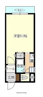 カノン白木原【3階】の間取り