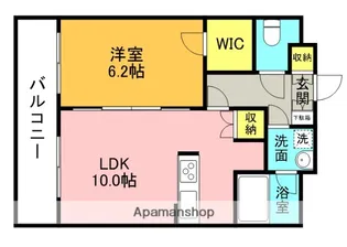 アストリア【9階】の間取り