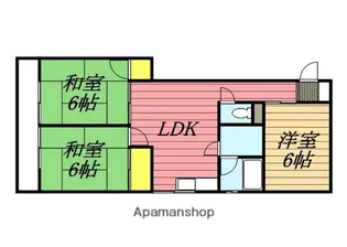 第1タイガービル【1階】の間取り