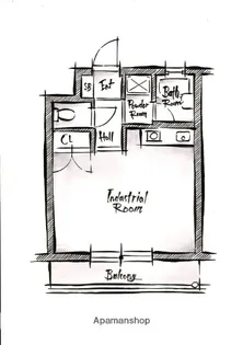 グレイス博多高宮【2階】の間取り